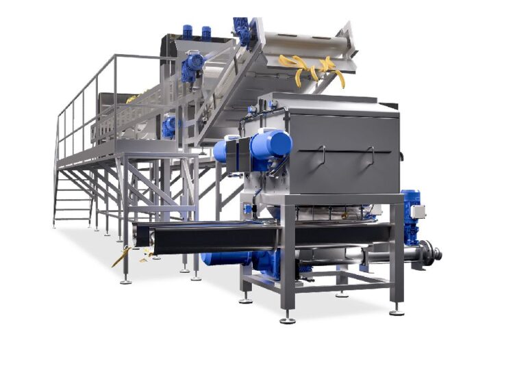 Máy bóc vỏ chuối tự động Cerere 6000 của Tropical Food Machinery
